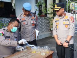 Polres Aceh Tengah Gelar Gaktiblin, Periksa Senpi Dinas Hingga Tes Urine Personel