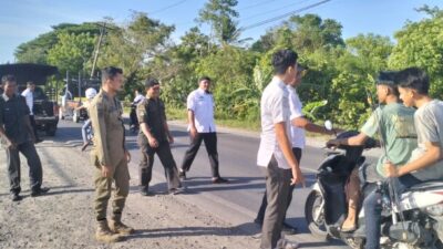 Respons Laporan Warga, Satpol PP dan WH Aceh Besar Lakukan Patroli Syariat di Kawasan Cot Iri