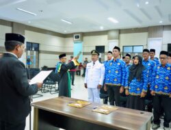 Lantik 16 Pejabat Administrator dan Pengawas, Sekda Kota Sabang Tekankan Profesionalisme dalam Bekerja