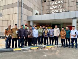 Kawal Status Tanah Wakaf Blang Padang, Pemerintah Aceh dan Ulama Temui BWI Pusat