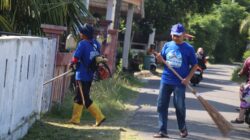 Peringati HUT Ke-25, Demokrat Sabang Gelar Kerja Bakti Bersihkan Rumah Ibadah Di Gampong Ie Meulee