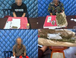 Ungkap Tiga Kasus dalam Sehari, Satresnarkoba Polres Aceh Barat Amankan Ayah dan Anak Kasus Narkotika