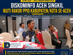 Diskominfo Aceh Singkil Ikuti Rakor PPID Kabupaten/Kota Se-Aceh di Banda Aceh