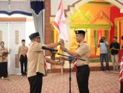 Wabup Raja Sayang Lepas Kontingen Pramuka Nagan Raya ke Jamnas XII 2026 di Cibubur