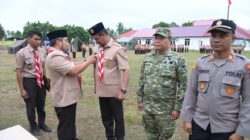 Muhammad Iswanto Buka Kemah Bersama dan Lantik Pengurus Pramuka Kuta Baro