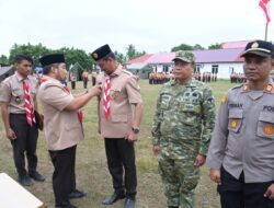 Muhammad Iswanto Buka Kemah Bersama dan Lantik Pengurus Pramuka Kuta Baro