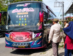 Kontingen Pramuka Aceh Tengah Tempuh Perjalanan Darat Menuju Jamnas XII di Cibubur