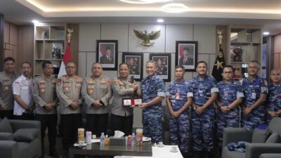 Kapolda Aceh Terima Silaturahmi Danlanud Sultan Iskandar Muda