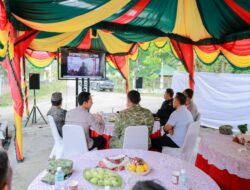Wabup Aceh Besar Ikuti Vidcon Launching 2.500 Jembatan Garuda dan 3.000 Titik Air Bersih