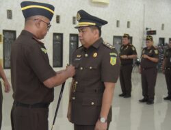 Kajati Aceh Pimpin Pelantikan Satria Irawan Sebagai Asisten Intelijen 