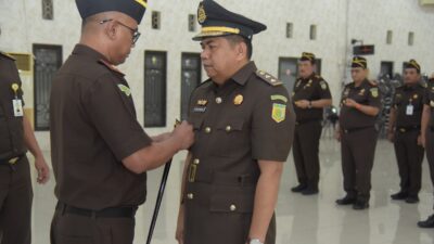 Kajati Aceh Pimpin Pelantikan Satria Irawan Sebagai Asisten Intelijen 