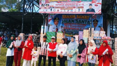 Pemkab Aceh Singkil Gelar Senam Sehat dan Jalan Santai Peringati HUT ke-81 RI