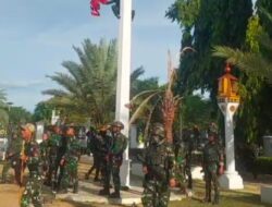 TNI Turunkan Bendera Bulan Bintang di Halaman Masjid Raya Baiturrahman