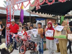 Sepeda Santai Anak-anak Meriahkan Perayaan HUT ke-81 RI di Gampong Sentosa
