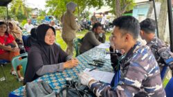 Peduli Kesehatan Warga, Lanudal Sabang Gelar Baksos Gratis