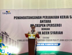 Wagub Aceh Minta TASPEN Salurkan Zakat Melalui Baitul Mal