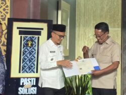 Pemko Subulussalam Terima Surat Pencatatab KIK Jenis Ekspresi Budaya dari Kemenkum RI