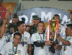 Kodim 0110/Abdya Raih Juara Turnamen Sepak Bola U-43 Pangdam IM Cup 2026
