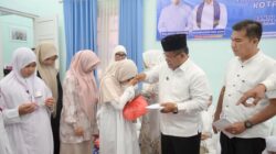 Santuni Anak Yatim pada Tasyakuran HUT ke-28 PAN, Aminullah Tegaskan Komitmen Bantu Rakyat