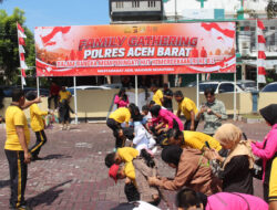 Semarak HUT ke-81 RI, Keluarga Besar Polres Aceh Barat Bangun Kekompakan Lewat Family Gathering