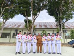 Delapan Paskibraka SMKN 1 Peusangan Disambut Penuh Apresiasi