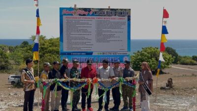 Sempat Ditutup Dua Bulan, Asisten III Sekdakab Aceh Besar Buka Kembali Wisata Bukit Lamreh
