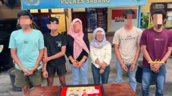 Polres Sabang Amankan Enam Diduga Pengguna Narkoba Jenis Ganja dan Sabu di Kamar Hotel
