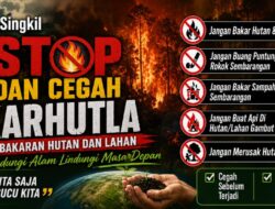 Kodim 0109 Aceh Singkil Kampanyekan 5 Larangan Cegah Karhutla