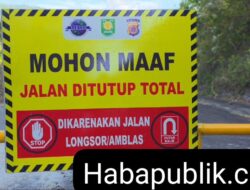 Jalan Cot Bak Geutom Balohan–Anoi Itam Ditutup Total, Pembangunan Kembali Diperkirakan 2028