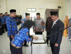 Wabup Aceh Besar Pimpin Pengambilan Sumpah 507 PNS dan Lantik 71 Pejabat Fungsional