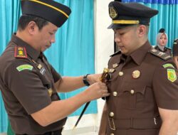 Kajari Aceh Selatan Lantik Muhammad Azsmar Haliem Sebagai Kasi Pidsus