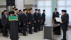 Lantik Belasan Pejabat Eselon II, Wali Kota Sabang Tekankan Pentingnya Disiplin
