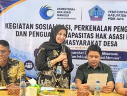 Kanwil HAM Aceh Perkuat Kapasitas HAM kepada Masyarakat dan Aparatur Gampong Kota Meureudu