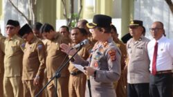 Pimpin Apel Gabungan, Kapolres Pidie Jaya Sampaikan Sejumlah Pesan kepada ASN