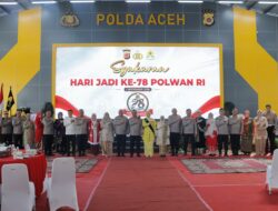 Kapolres Aceh Besar Hadiri Syukuran Hari Jadi ke-78 Polwan RI Tahun 2026