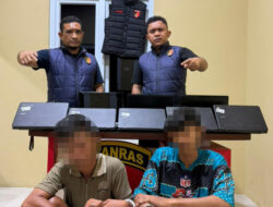 Satreskrim Polres Aceh Barat Bekuk Dua Terduga Pelaku Pencurian, Kerugian Korban Rp31,7 Juta