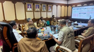 Wagub Dek Fadh Ikuti Rakor Satgas Percepatan Rehab-Rekon Pascabencana Secara Virtual