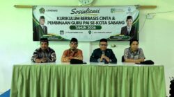 Kemenag Sabang Bekali 88 Guru PAI dengan Kurikulum Berbasis Cinta