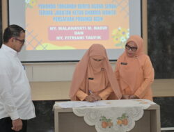 Hadiri Serah Terima Jabatan Ketua DWP Aceh,  Plt. Sekda Taufik: Bangun Kolaborasi dengan Berbagai Pihak