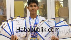 SMPIT Raudlatul Jannah Cetak Prestasi Nasional, Afghan Al Razaq Borong Tujuh Medali Emas