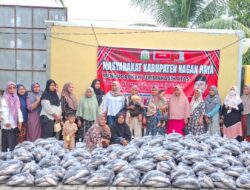 Hendri Muliana Salurkan 27,6 Ton Ikan Segar untuk Generasi Emas Aceh di Nagan Raya