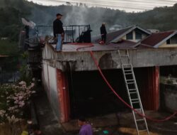 Kebakaran Hanguskan Rumah Warga di Kampung Pendere Saril, Bebesen