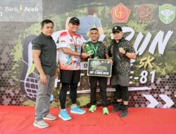 Sertu Rudi Febriade Raih Juara Umum Fun Run 5K Kodam IM