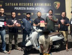 Curi Uang Rp100 Juta di Area Parkir Masjid Jamik Lambaro, Pelaku Diciduk Polisi di Aceh Timur