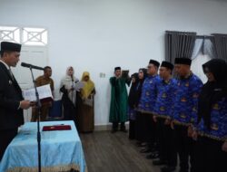 Benahi Pelayanan Kesehatan, Bupati Aceh Selatan Lantik 10 Kepala UPTD Puskesmas