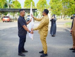 Wabup Raja Sayang Lepas Kontingen FAJI Nagan Raya Wakili Aceh di Kejurnas Arung Jeram 2026