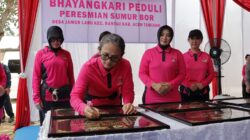 82 Titik Sumur Bor dan Instalasi Air Bersih Bhayangkari Peduli di Aceh Diresmikan