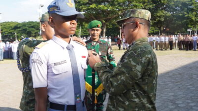 Pangdam IM Buka Perlombaan PBB Tingkat SLTA Se-Aceh di Lapangan Blang Padang