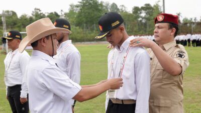 Buka Diklat Laskar Gerindra Aceh, Wagub Dek Fadh Tekankan Disiplin dan Kepedulian Sosial