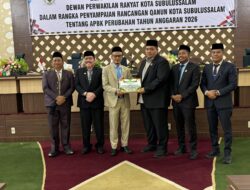 DPRK Subulussalam Bahas Raqan APBK Perubahan Tahun 2026